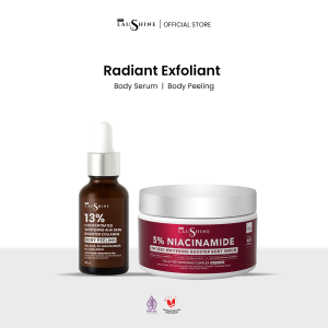 Laushine Bundling Radiant Exfoliant - Body Serum & Body Peeling